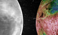 2月16日美国宇航局的帕克太阳探测器捕捉到金星表面的第一张可见光图像